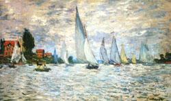 Claude Monet The Barks Regatta at Argenteuil china oil painting image
